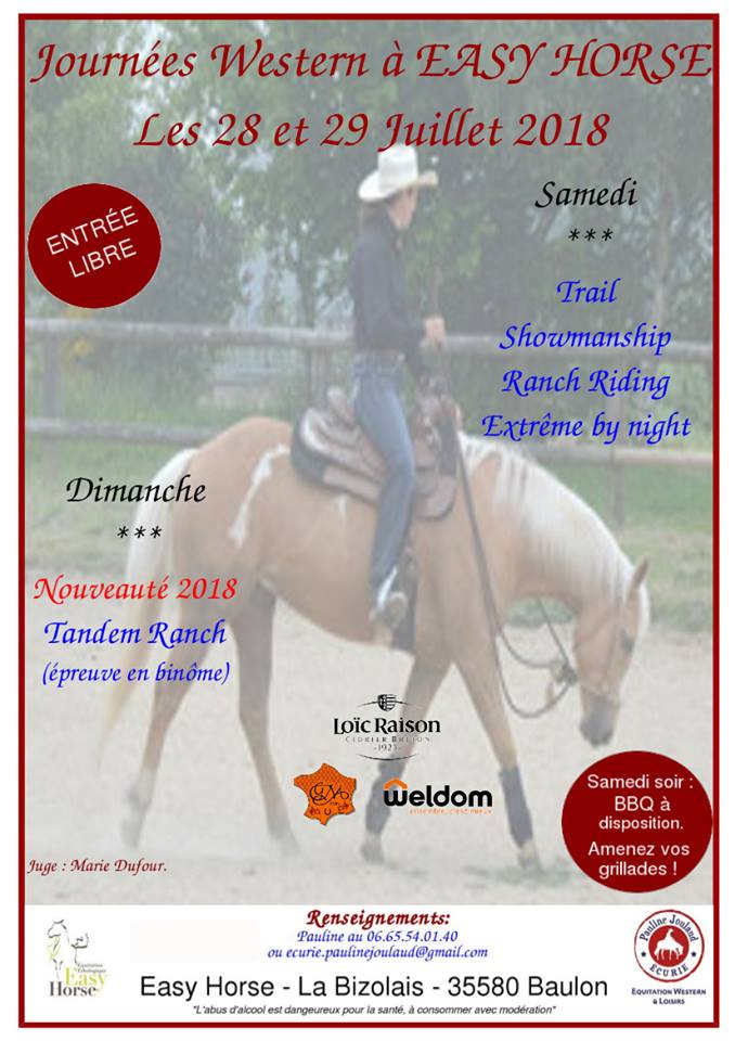 journée western été 2018, Easy horse